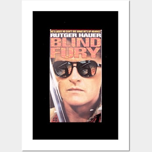 Blind Fury VHS - Rutger Hauer T-Shirt Posters and Art